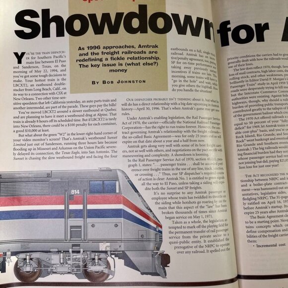 Trains Magazine Railroading Enthusiast January 1995 Vol 55 No 1 u Special Repor - Picture 5 of 8